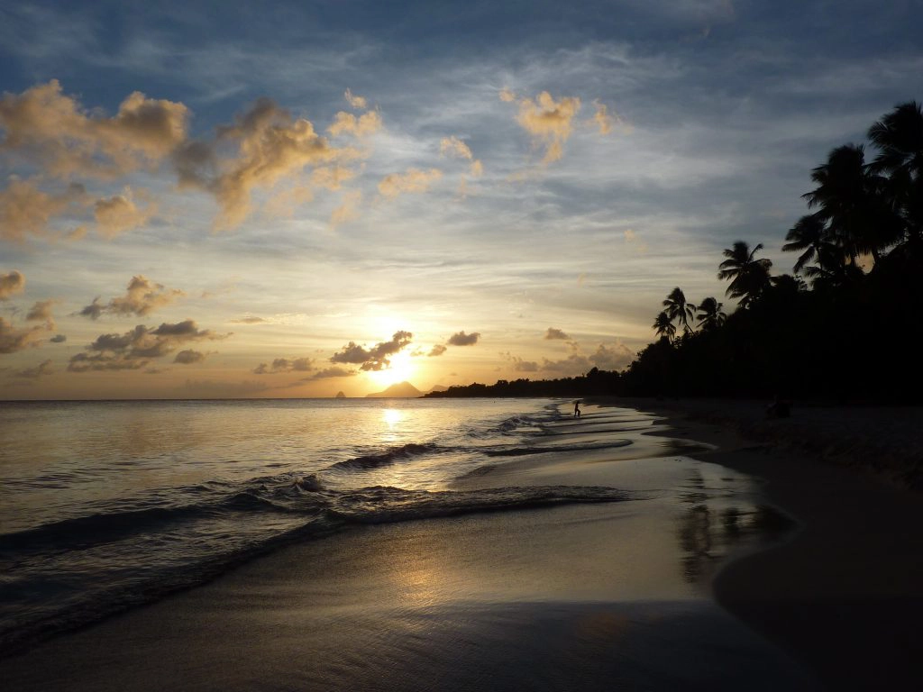coucher de soleil en martinique