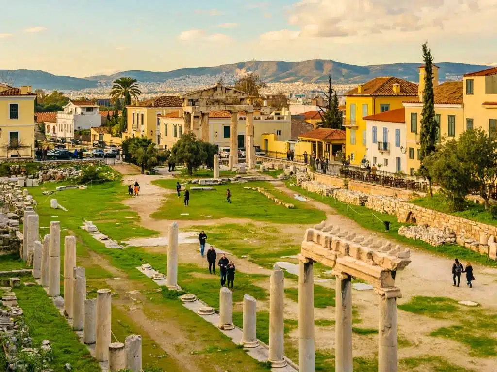 Photo de l'Agora antique d'Athènes