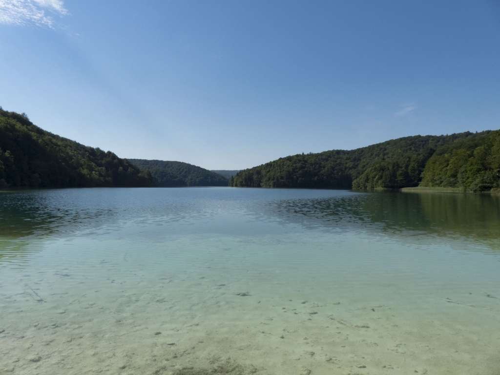 Lac dans la parc de Plitvice