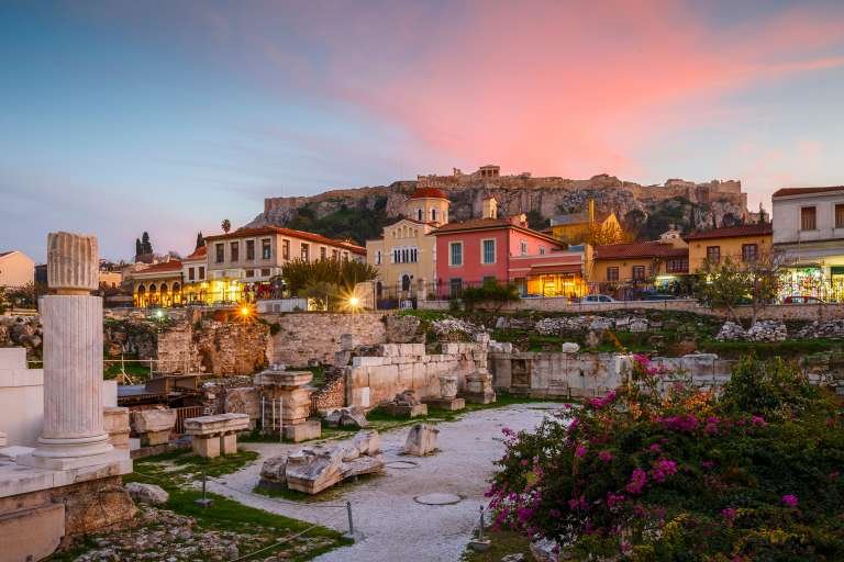 Visiter Athènes sans voiture : le quartier de Monastiraki