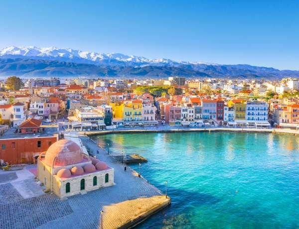 Que faire en Crete ? Vue aérienne de la Canée