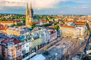 visiter Zagreb en 3 jours : vue de haut de la ville
