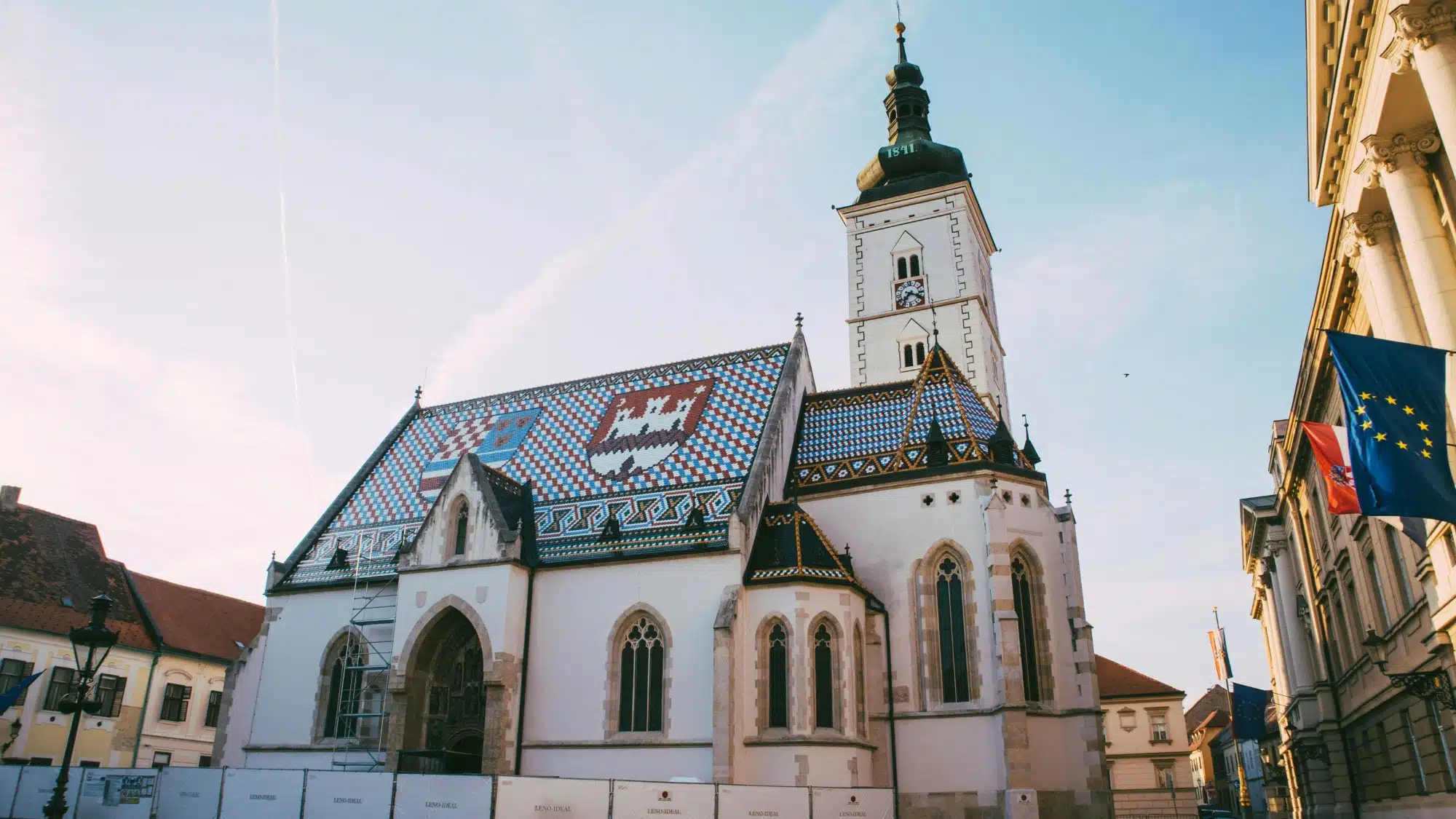Eglise Saint Marc à Zagreb