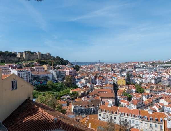 Lisbonne vue depuis le mirador de Graça